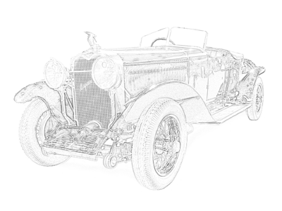 Fahrzeug Hispano, zu dem wir Anlasser und Lichtmaschinen bieten.